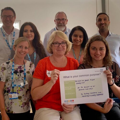 Ellie, pictured, first from right. 