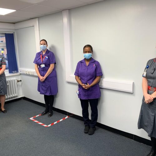 nurses presented with prestigious award from chief nursing officer for England