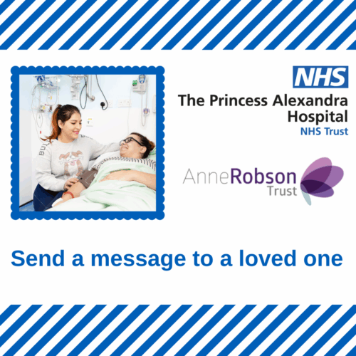 send a message to a love one through Anne Robson trust