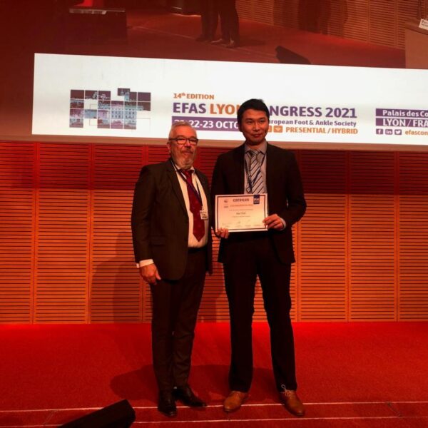 Mr Kar Teoh, consultant trauma and orthopaedic surgeon