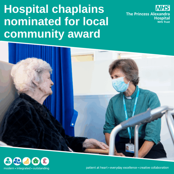 Hospital chaplains nominated for local community award