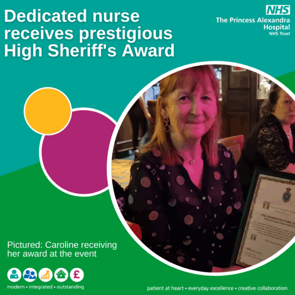 Dedicated nurse receives prestigious award