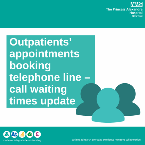 Outpatients’ appointments booking telephone line