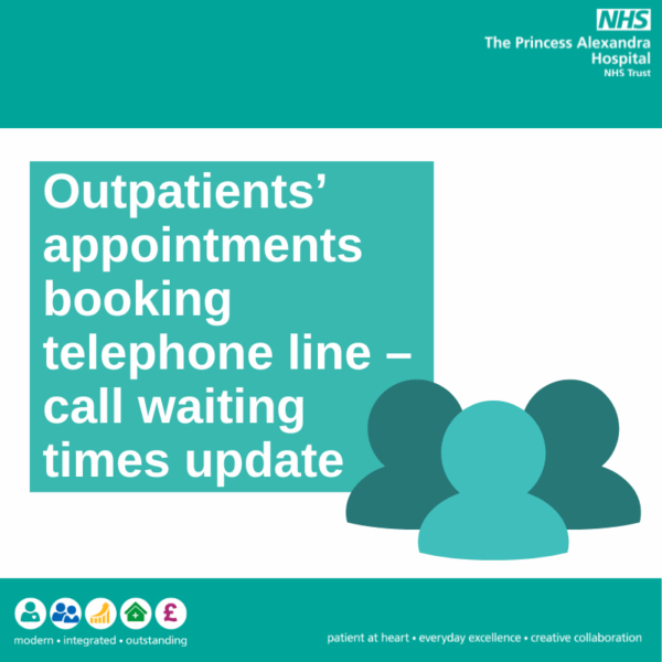 Outpatients’ appointments booking telephone line