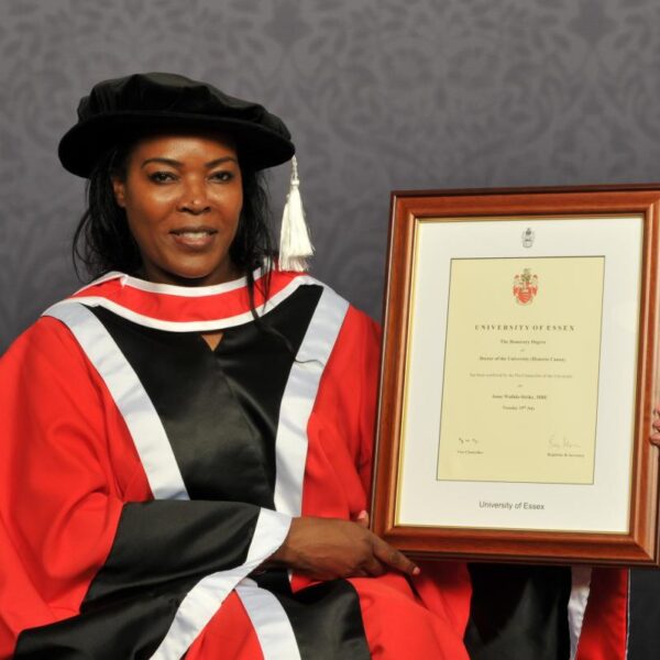Honorary degree awarded to hospital board member from Harlow