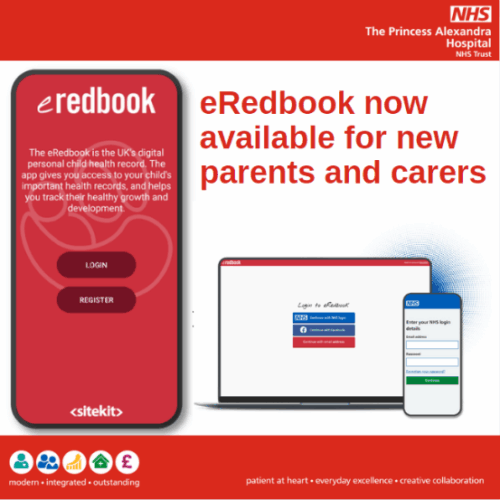 eredbook now available for parents and carers