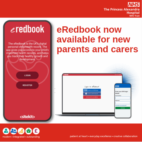 eredbook now available for parents and carers