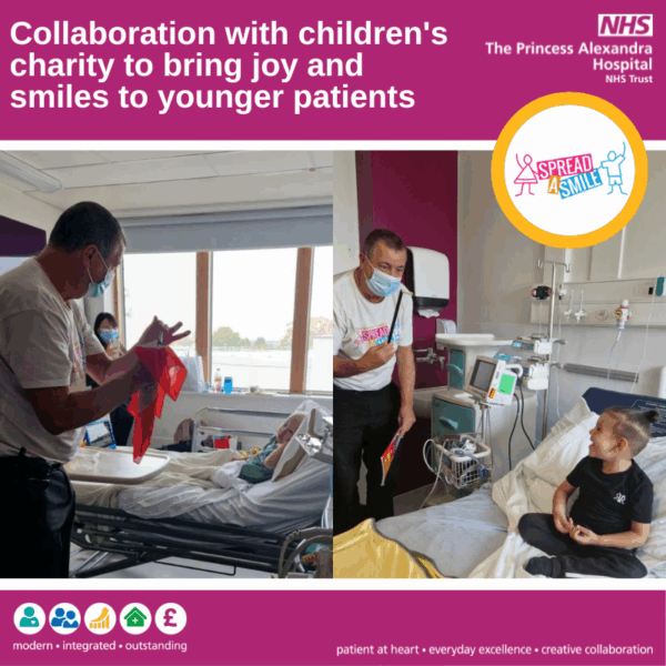 Local hospital collaborates with children’s charity to bring joy and smiles to younger patients