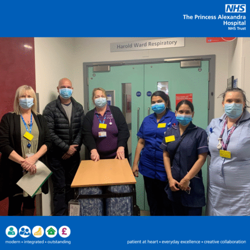 Camp bed donation to support relatives of patients who are nearing the end of life