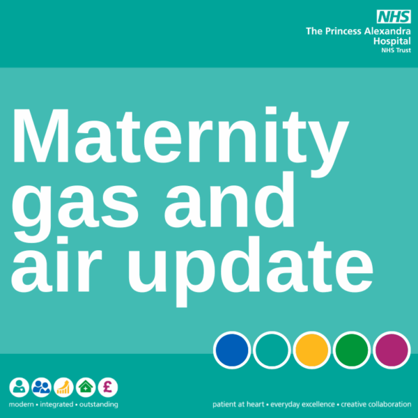 Maternity gas and air update
