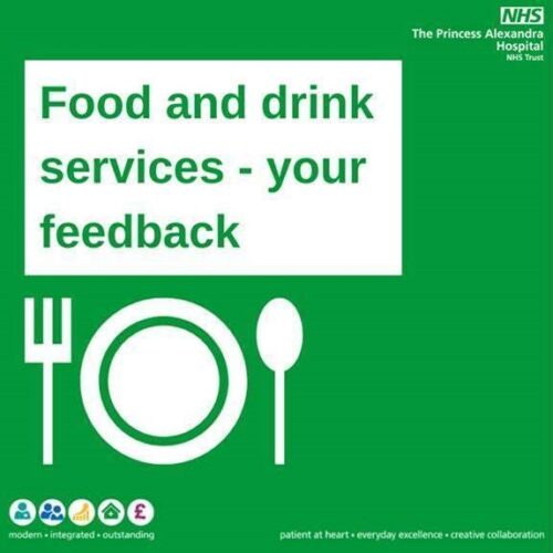 Food and drink services at The Princess Alexandra Hospital – your feedback