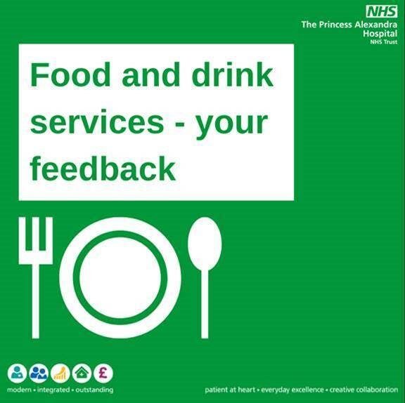 Food and drink services at The Princess Alexandra Hospital – your feedback