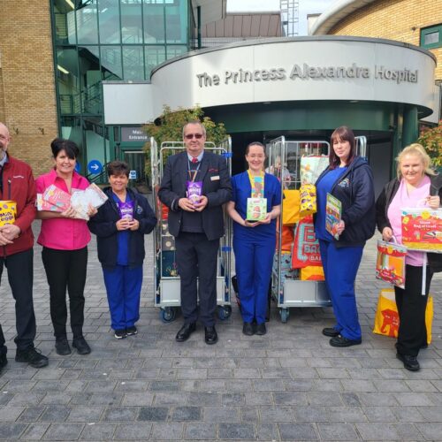 Egg-citing surprise at local hospital as Greater Anglia deliver treats to young people