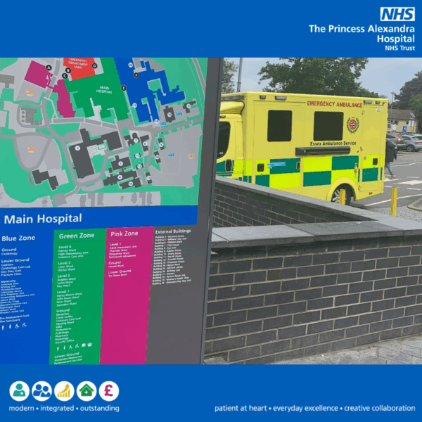 New signage to improve patient experience at local hospital