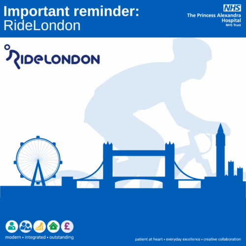 RideLondon - check your travel plans