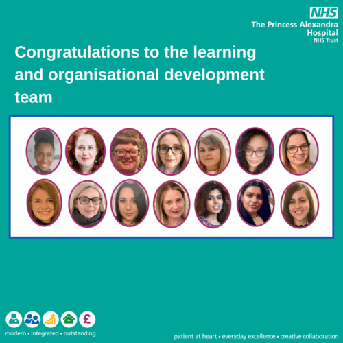 Learning and organisational development team shortlisted for national industry award