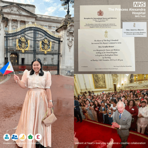 Committed nurse attends special recognition event at Buckingham Palace