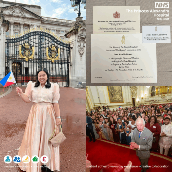 Committed nurse attends special recognition event at Buckingham Palace