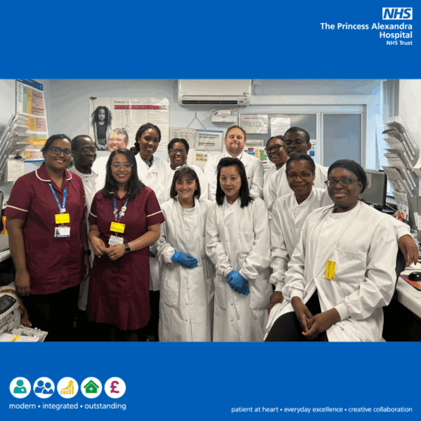 Blood transfusion team recognised for patient safety in top ten hospitals nationally