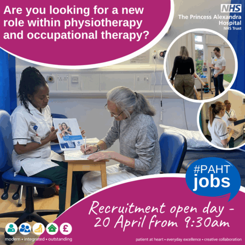 Are you looking for a new role within physiotherapy and occupational therapy?
