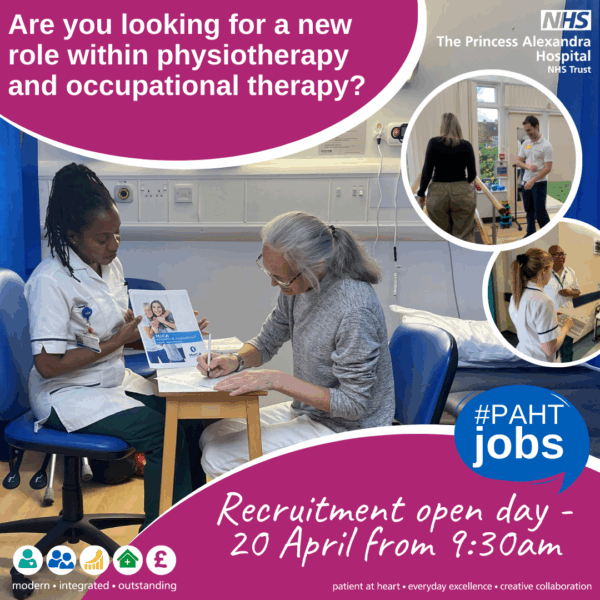 Are you looking for a new role within physiotherapy and occupational therapy?