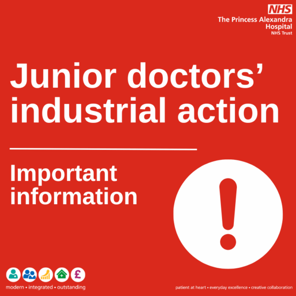 Junior doctors’ industrial action: important information