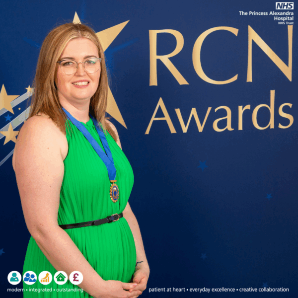 Nurse at local hospital honoured with Award of Merit for outstanding contribution to the Royal College of Nursing