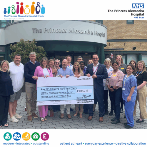 Local hospital receives generous donation from fundraising event to say thank you for care received