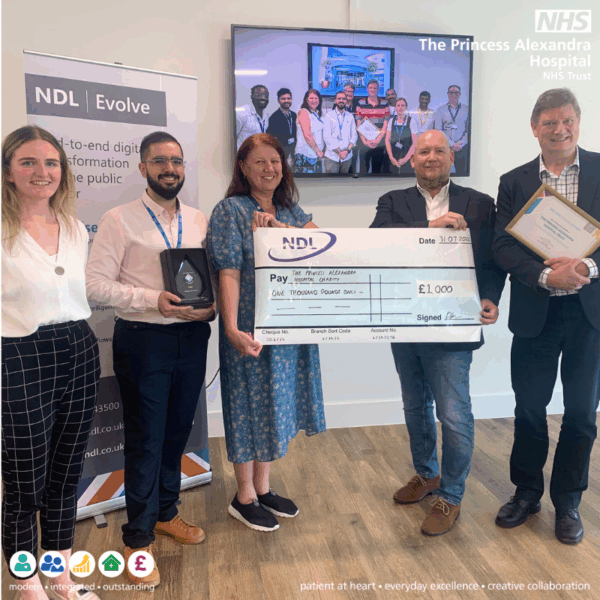 Hospital IT team scoops second award win for digital automation programme