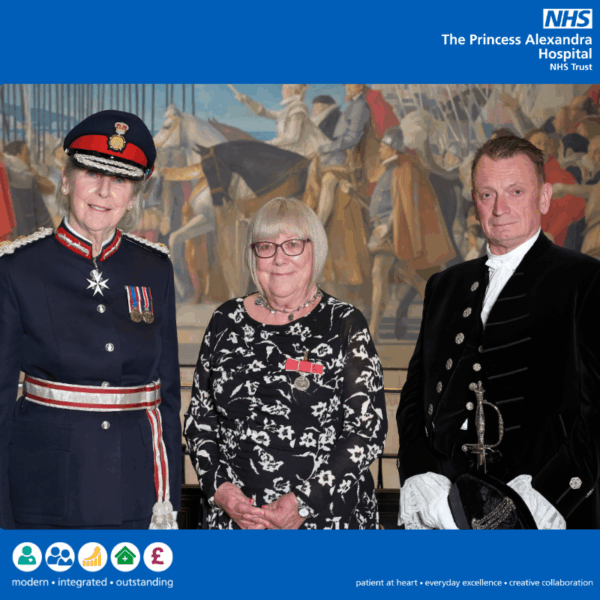 Patient Panel chair receives British Empire Medal
