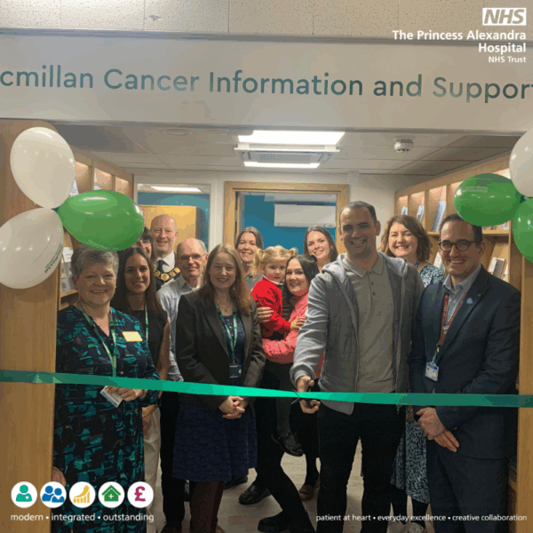 New Macmillan Cancer Information Centre officially opened at local hospital