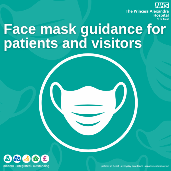 Important update: Face mask guidance for patients and visitors