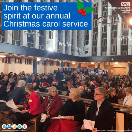 Join the festive spirit at our annual Christmas carol service